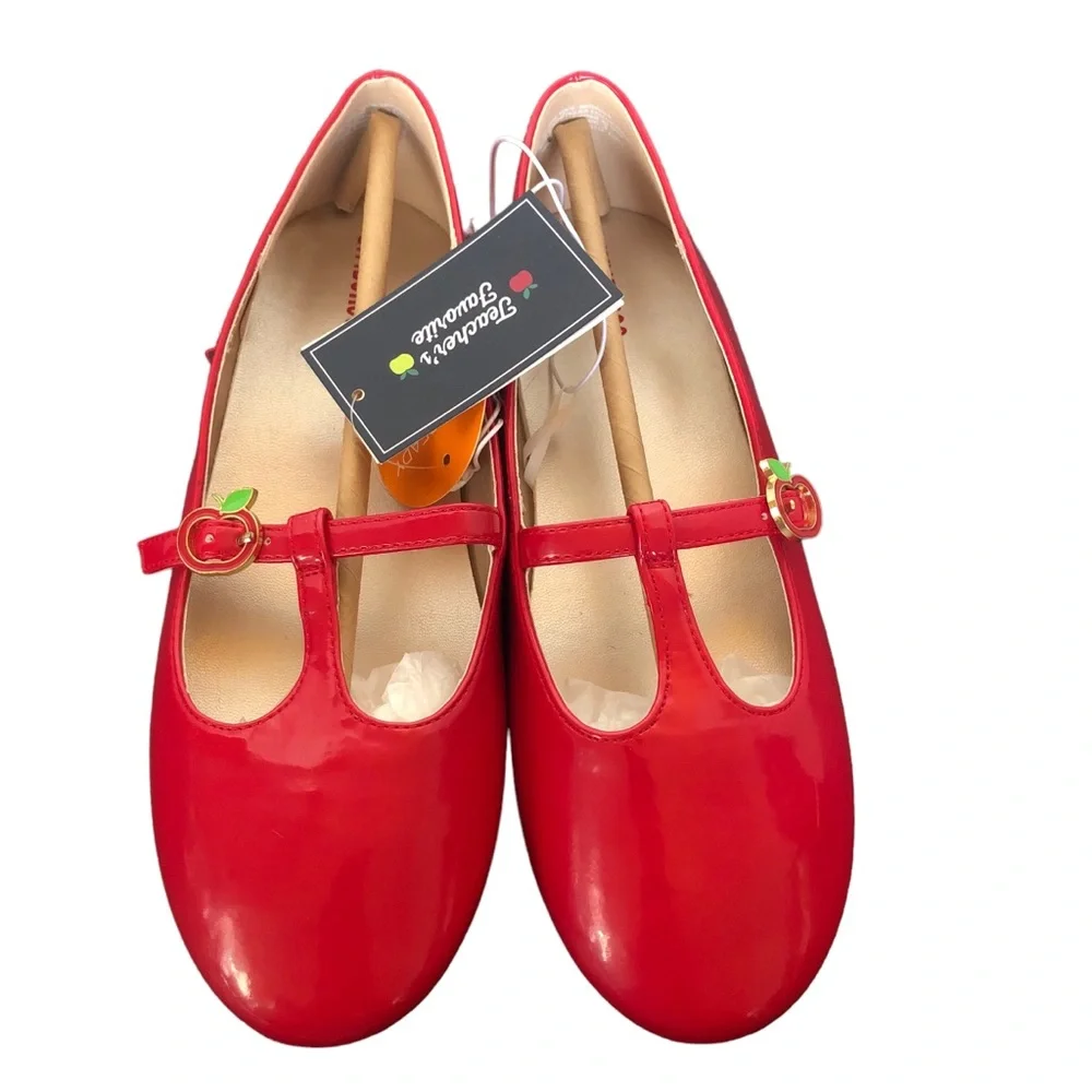 Gymboree Red Apple T-strap Mary Janes size 3 - Picture 13 of 15